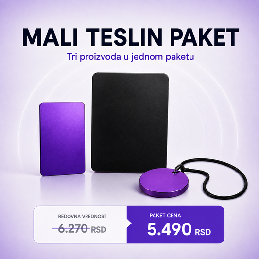 Mali Teslin paket – Tesline ploče i purpurni disk