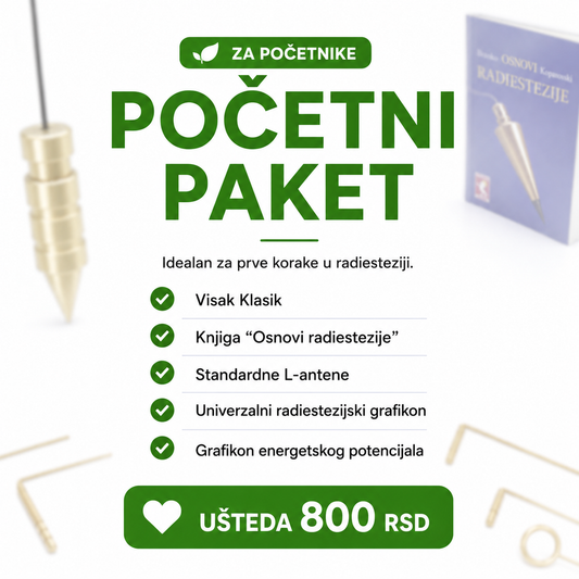 Početni paket radiestezije